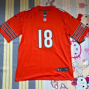 NFL Chicago Bears DJ Moore #18 Home Orange Jersey